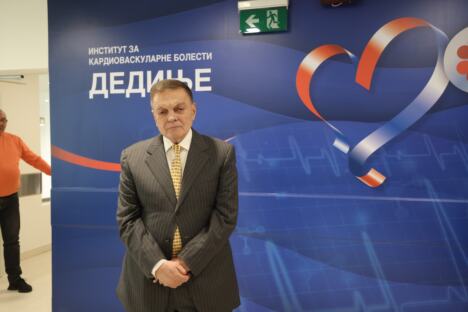 prof. dr Milovan Bojić u Institutu Dedinje