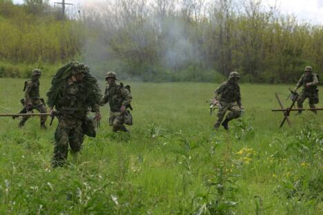 Vojska Srbije na vojnoj vežbi