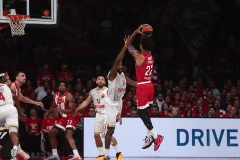 KK Olimpijakos, KK Monako, Evroliga