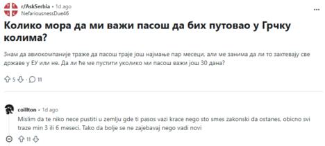 važenje pasoša za Grčku