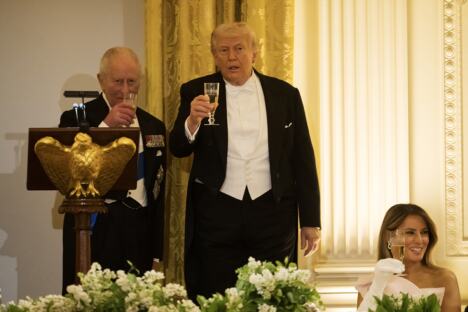 Donald Tramp, kralj Čarls - zvanična poseta Beloj kući