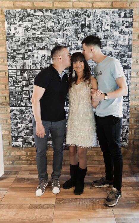 Ljiljana Alagić sa suprugom i sinom, VHL sindrom