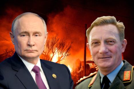 Vladimir Putin nemački general Jirgen Joakim fon Sandrart