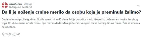 Nošenje crnine