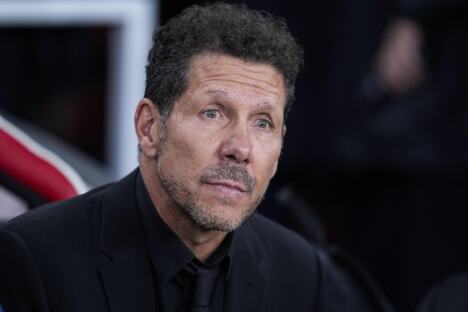 Dijego Simeone na meču Arsenal - Atletiko Madrid