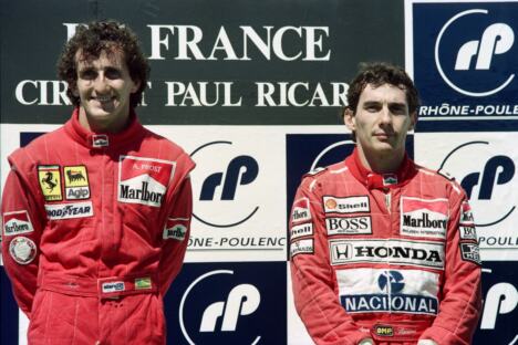Alen Prost i Ajrton Sena
