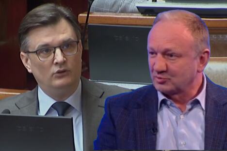 Milenko Jovanov i Dragan Đilas