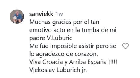Komentar sina Vjekoslava Maksa Luburića