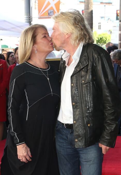 Ričard Branson sa ženom
