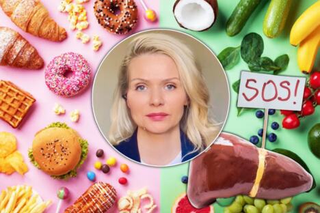 Aleksandra Lišanin/ jetra s natpisom sos!, nezdrave i zdrave namirnice
