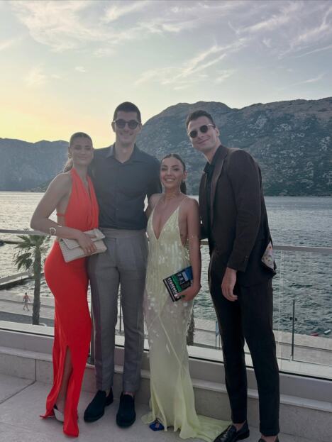 Luka Mitrovićm Katarina Dangubićm Nemanja Dangubić i Nina Mitrović