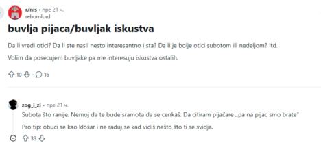 iskustva sa buvlje pijace