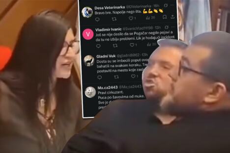 Miran Pogačar Dina Vučinić