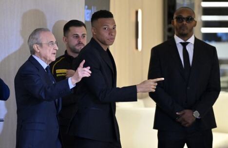 Florentino Perez i Kilijan Mbape