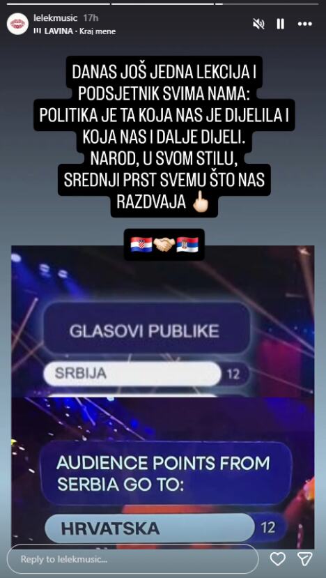 Grupa Lelek o glasovi srpskog žirija i srpske publike na Evroviziji 2026