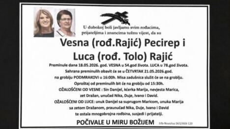 Vesna Pecirep, Luca Rajić