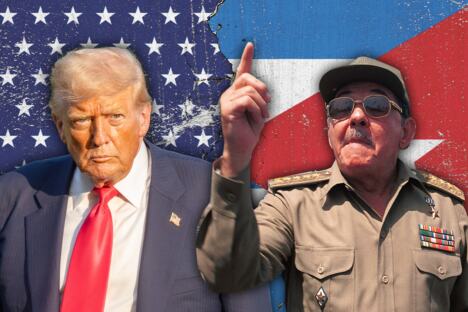 Donald Tramp Raul Kastro