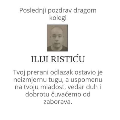 Ilija Ristić, saobraćajna nesreća, Kamenovo