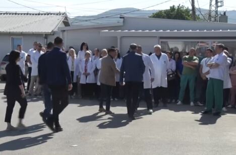Gračanica protest zdravstvenih radnika