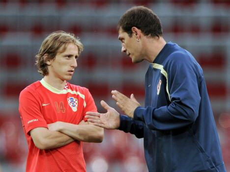 Luka Modrić i Slaven Bilić