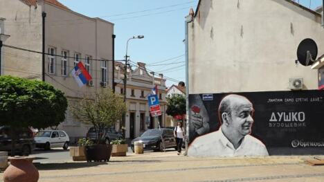 Duško Vujošević mural