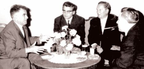 Dobrica Ćosić i Josip Broz Tito