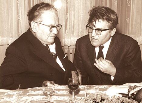 Dobrica Ćosić i Josip Broz Tito