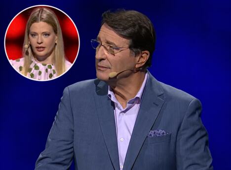 Jovan Memedović i Milica Jokanović u kvizu Potera tokom rasprave o kumisu