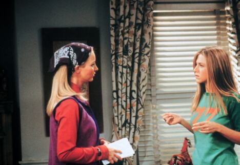 Dženifer Aniston i Lisa Kudrou u seriji Prijatelji