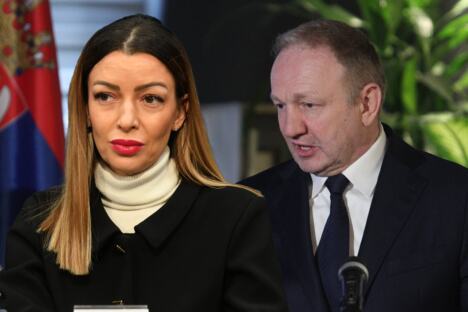 Dragan Đilas i Adrijana Mesarović