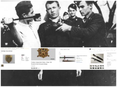 photo-collage Ustaške relikvije