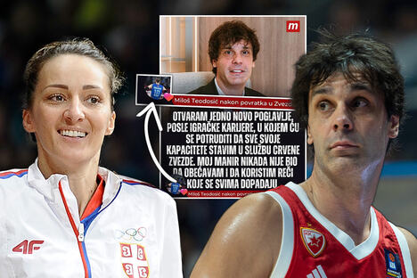 Maja Ognjenović Miloš Teodosić