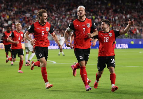 Marko Arnautović na meču Austrija - Jordan