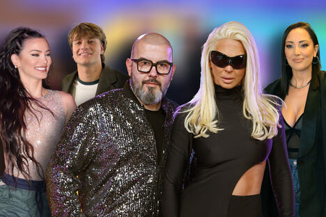 Dejan Milićević, Milica pavlović, Jelena Karleuša, Aleksandra Prijović i Jakov Jozinović