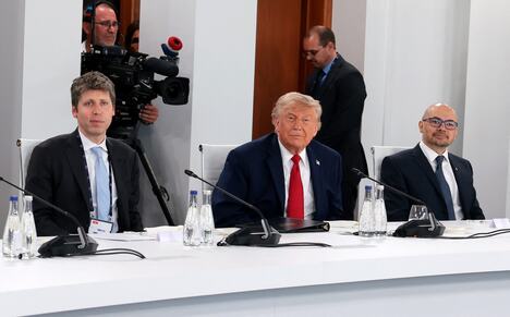 Donald Tramp Sem Altman Demis Hasabis