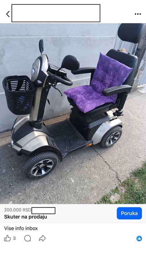 Skuter na oglasima za prodaju