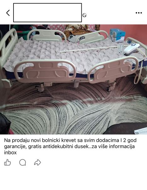 krevet na oglasima