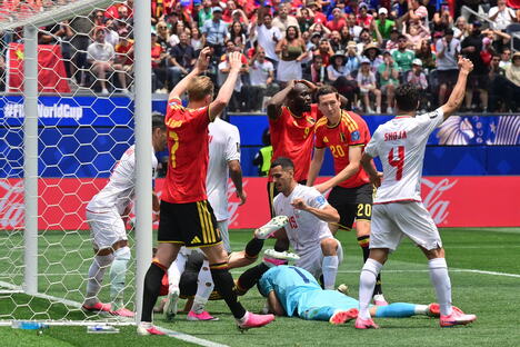 Alireza Beiranvand na meču Belgija - Iran