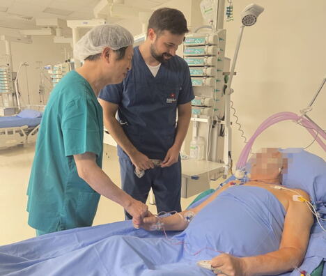 Dr Mihailo Nešković i prof. dr Čang