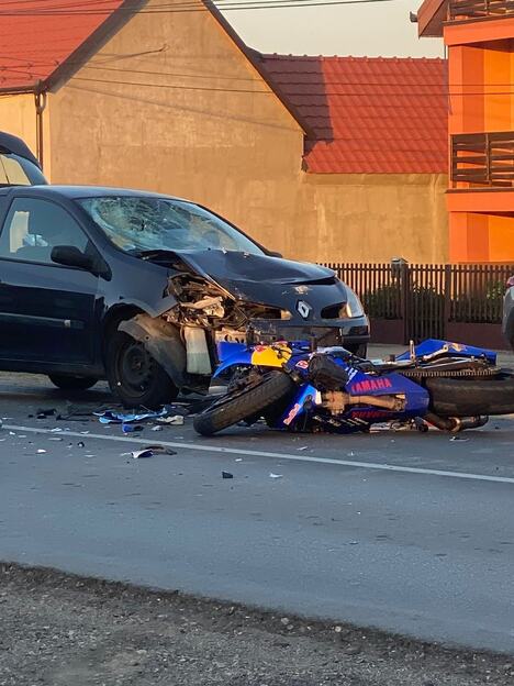 saobraćajna nesreća Salaš Noćajski povređen motociklista