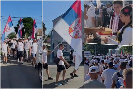 skup 27. juna Srbija jedna porodica Srbija pobeđuje Batajnica.jpg