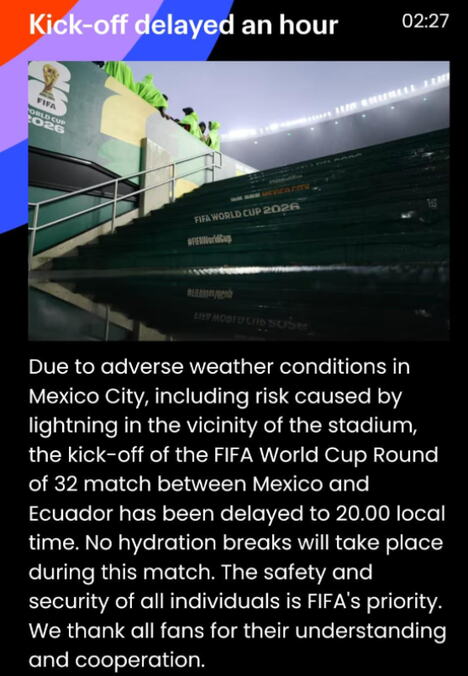 FIFA objava