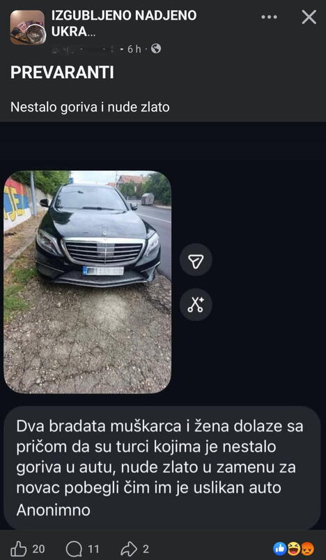 Zaživela stara prevara