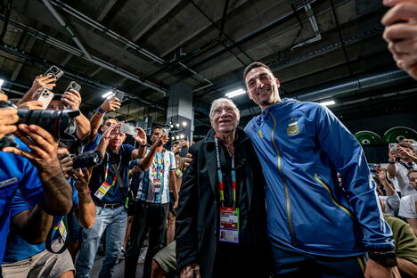 Enrike Makaja Markez i Lionel Skaloni