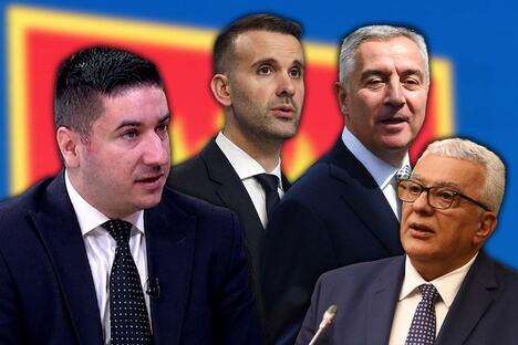 Vladislav Dajković Milojko Spajić Andrija Mandić Milo Djukanović