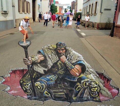Pobednički rad Milivoja Kostića - Wine Street Art festival u Nemačkoj