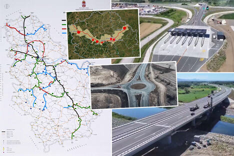 Moravski koridor Dunavski koridor Putevi Srbije