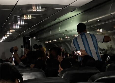Španski pilot rekao putnicima da je Argentina osvojila Svetsko prvenstvo