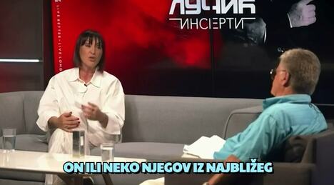 Suzana Paunović u emisiji Dejana Lučića
