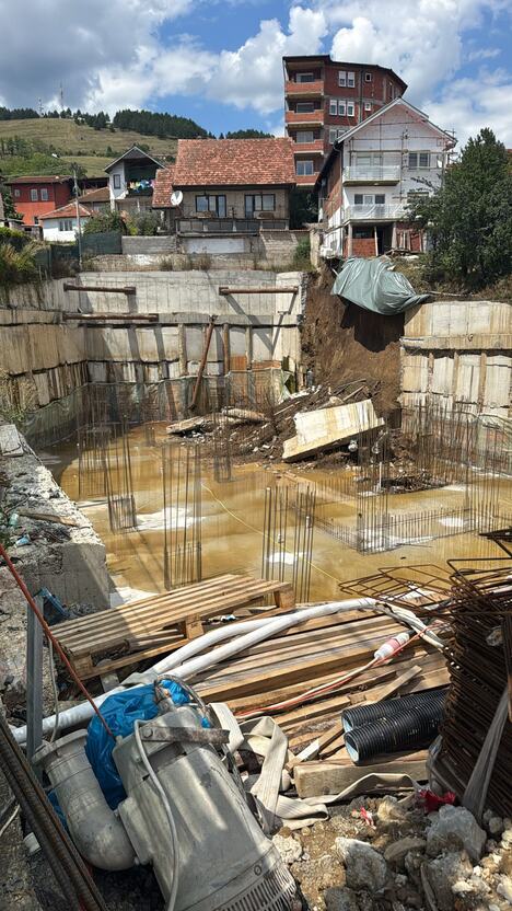 Novi Pazar gradilište obrušavanje